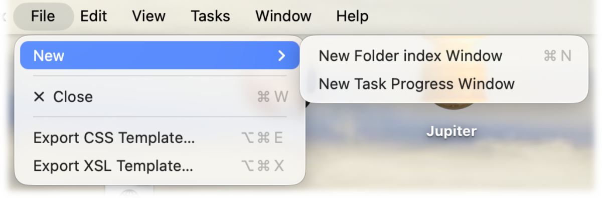 File Menu